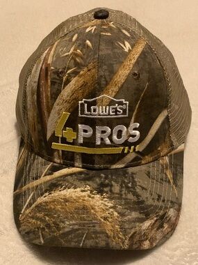 Camo Lowe’s 4 Pros hat